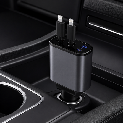 100W Dual USB-C Fast Car Charger
